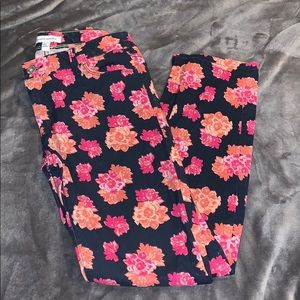 Banana Republic Floral Ankle Pants